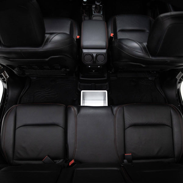 Kleen Kan Jeep Wrangler Trash Can with Removable Storage Bin