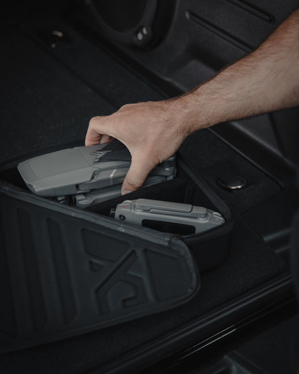 Mini Travel Case – Hard Shell Organizer with Custom Dividers | Fits Gama Bag | Protects Electronics & Accessories