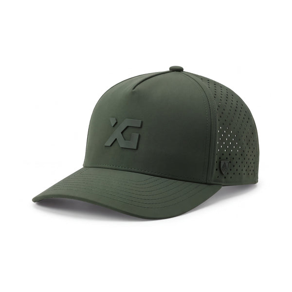 XG Cargo x Suay Apex Hat, Forest, front view