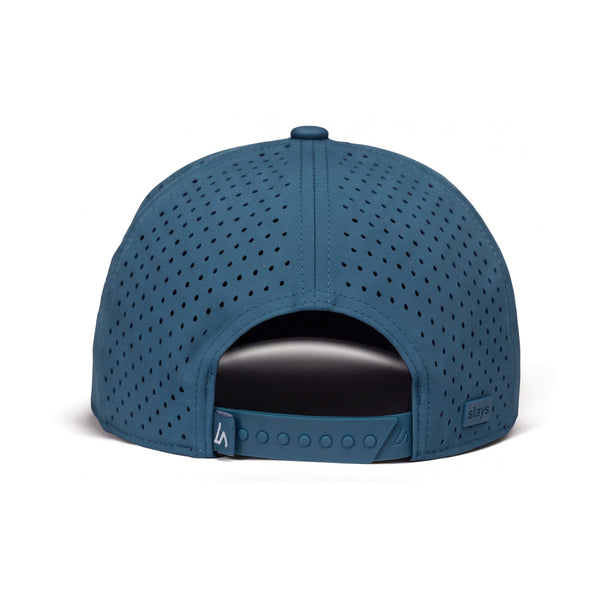 XG Cargo x Suay Apex Hat, Harbor Blue, back view