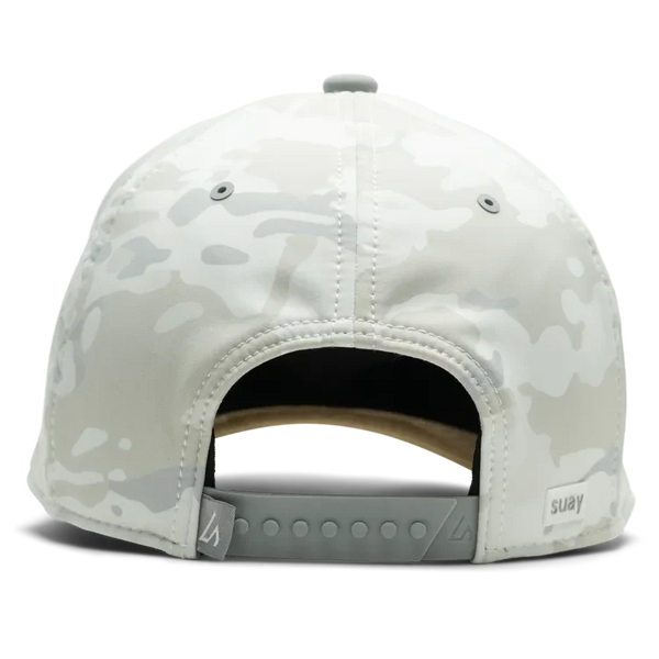 XG Cargo x Suay Apex Toasty Hat, White Camo, back view