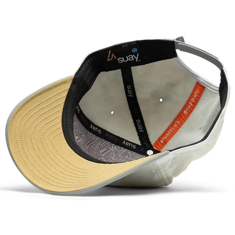 XG Cargo x Suay Apex Toasty Hat, White Camo, inside view