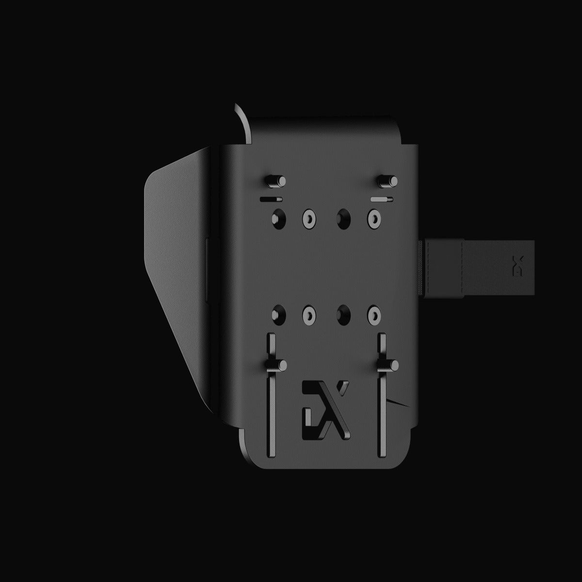M-Series bracket showing the integrated direct-screw mounting holes